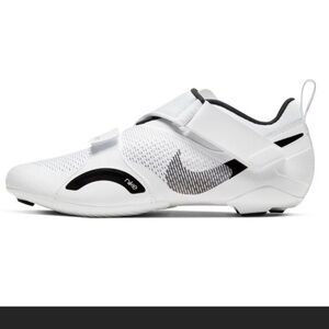 Never-used Nike Men's White Indoor Cycling Shoes Size 12